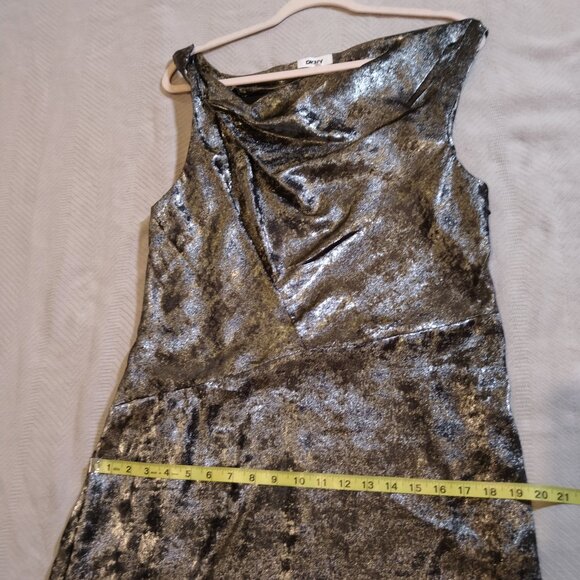 NWT! DKNY Dress ONLY $69!RETAIL $149!Jacquard Sleeveless Abstract Jacquard Sz 12 - Picture 6 of 7